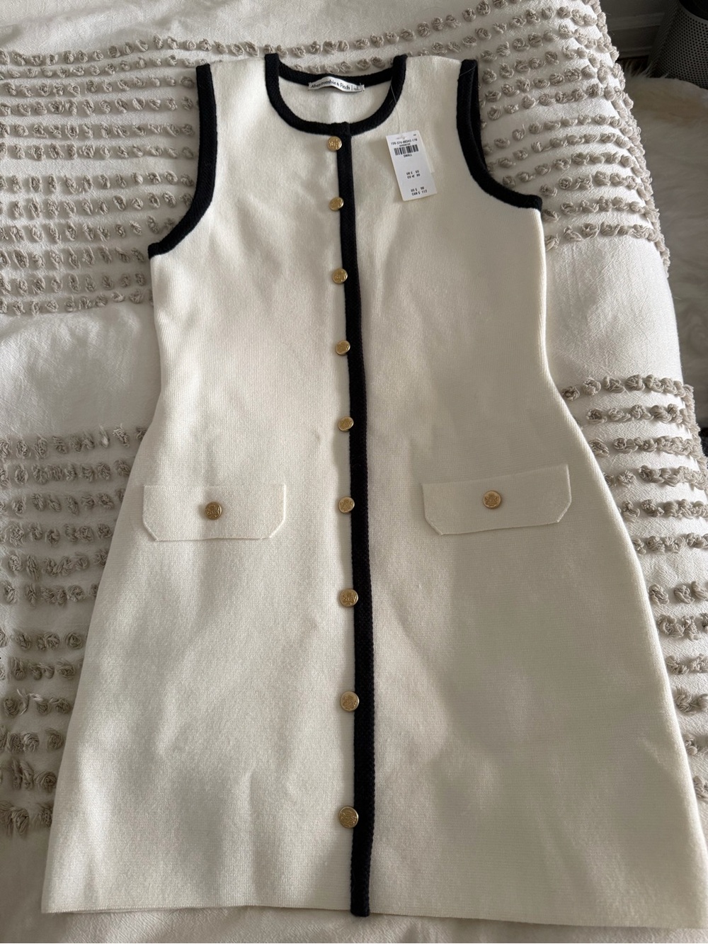 Abercrombie Mara High-Neck Vest Sweater Dress Small - Picture 2 of 6
